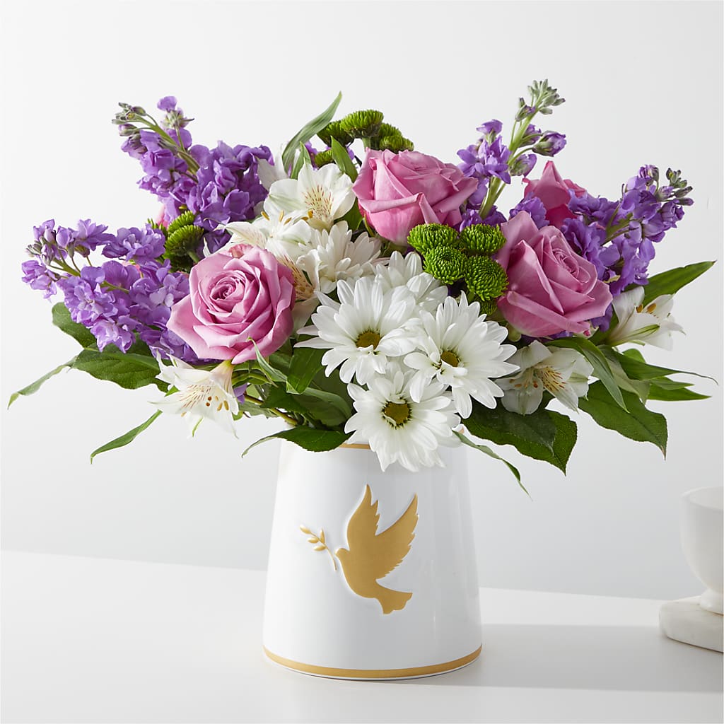 Garden of Peace Bouquet – Bella Fleur Sweets And Gifts Inc, Aurora IL