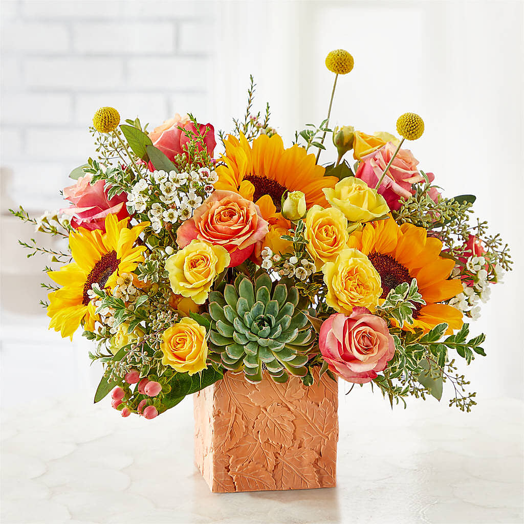 Sunflower Season Bouquet – Bella Fleur Sweets And Gifts Inc, Aurora IL