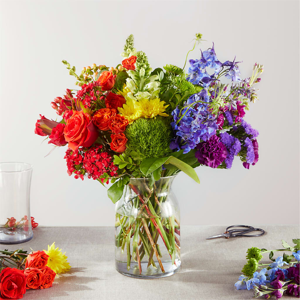 Summer Spectra - A Florist Original – Bella Fleur Sweets And Gifts Inc, Aurora IL