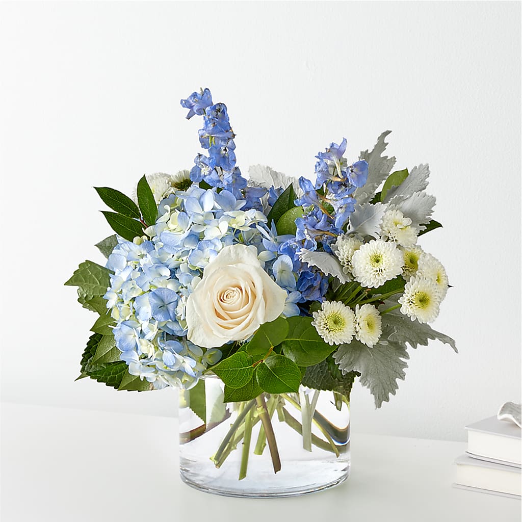 Clear Skies Bouquet – Bella Fleur Sweets And Gifts Inc, Aurora IL