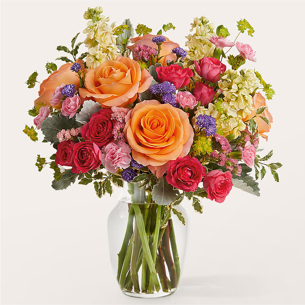 Tangerine Tango Bouquet – Bella Fleur Sweets And Gifts Inc, Aurora IL