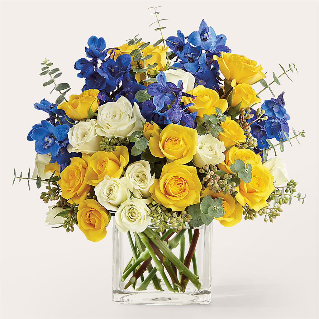 Sparkling Citrine Bouquet – Bella Fleur Sweets And Gifts Inc, Aurora IL