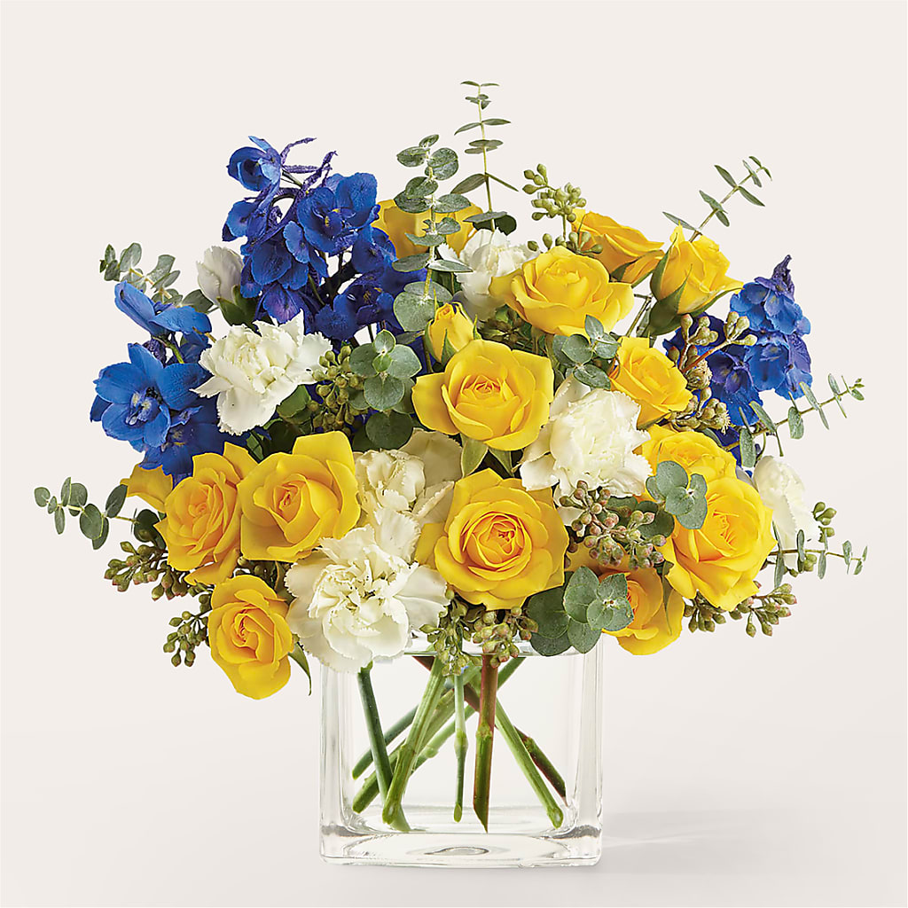 Sparkling Citrine Bouquet – Bella Fleur Sweets And Gifts Inc, Aurora IL
