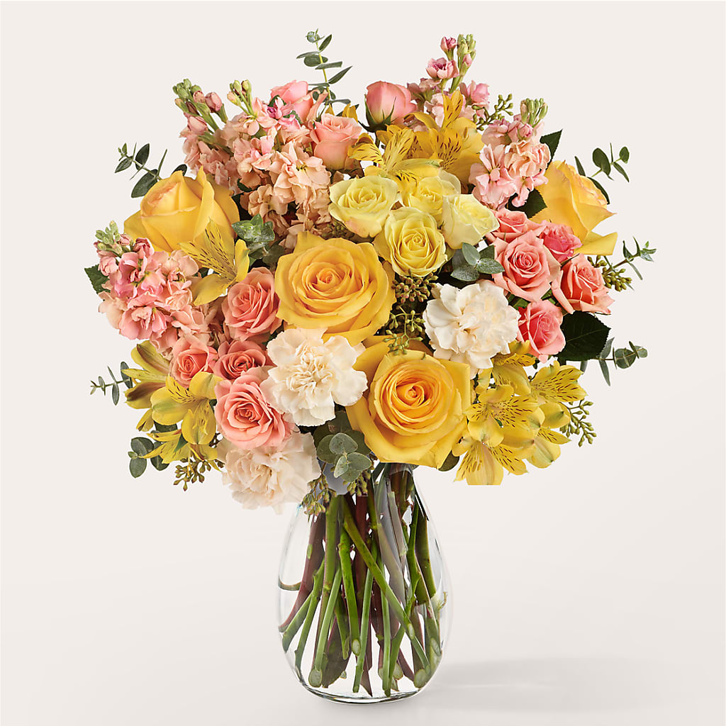 Slice of Sunrise Bouquet – Bella Fleur Sweets And Gifts Inc, Aurora IL