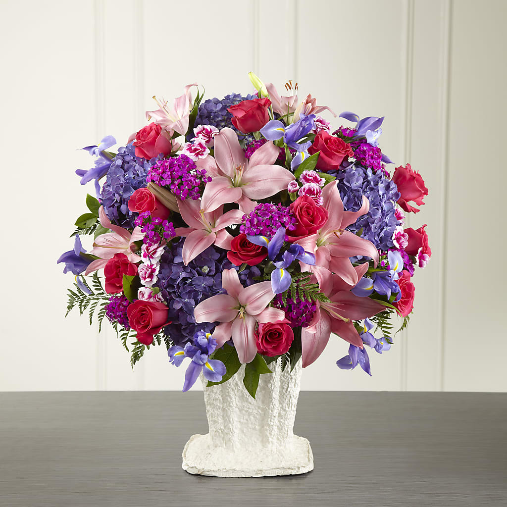 We Fondly Remember Arrangement – Bella Fleur Sweets And Gifts Inc, Aurora IL
