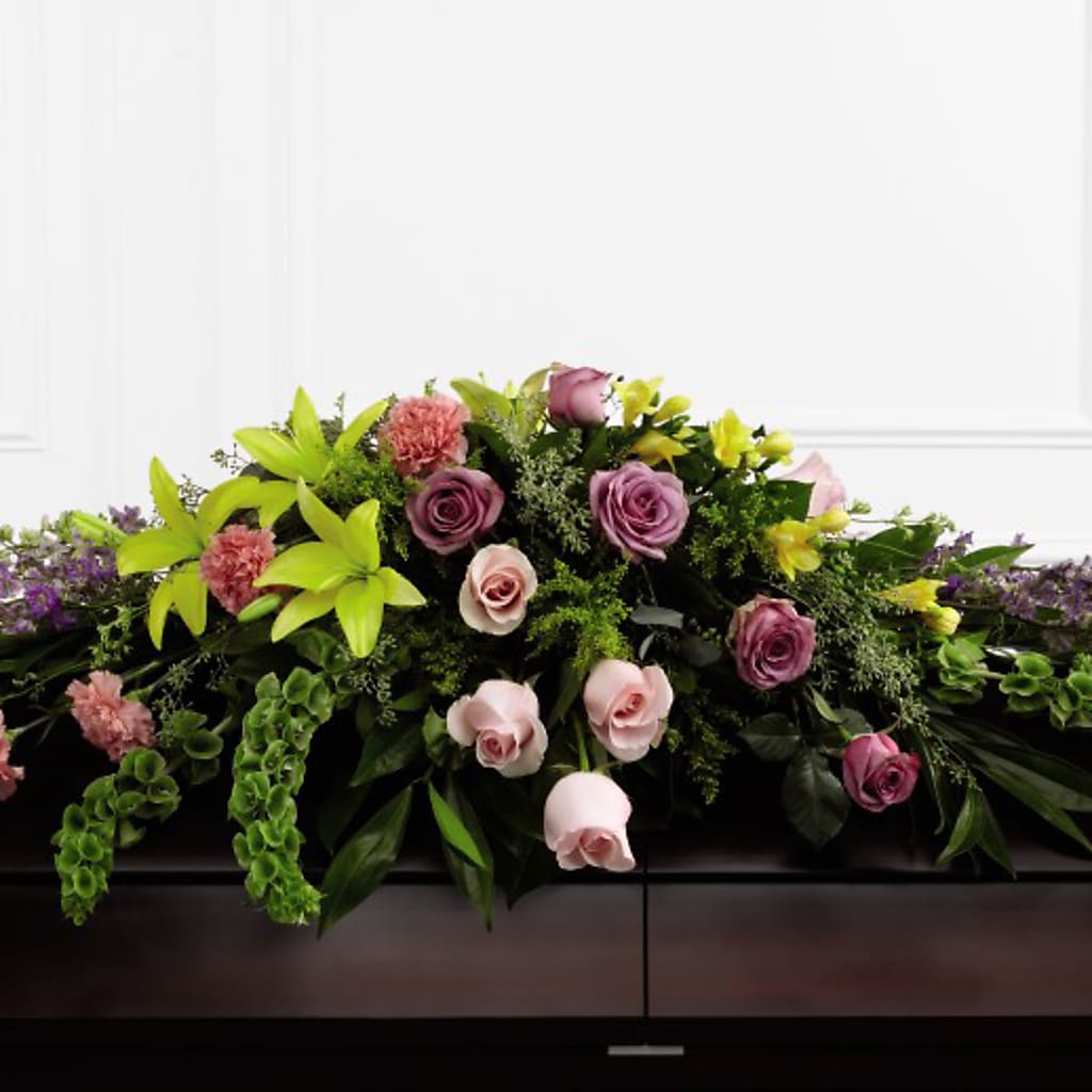 Forever Beloved Casket Spray – Bella Fleur Sweets And Gifts Inc, Aurora IL