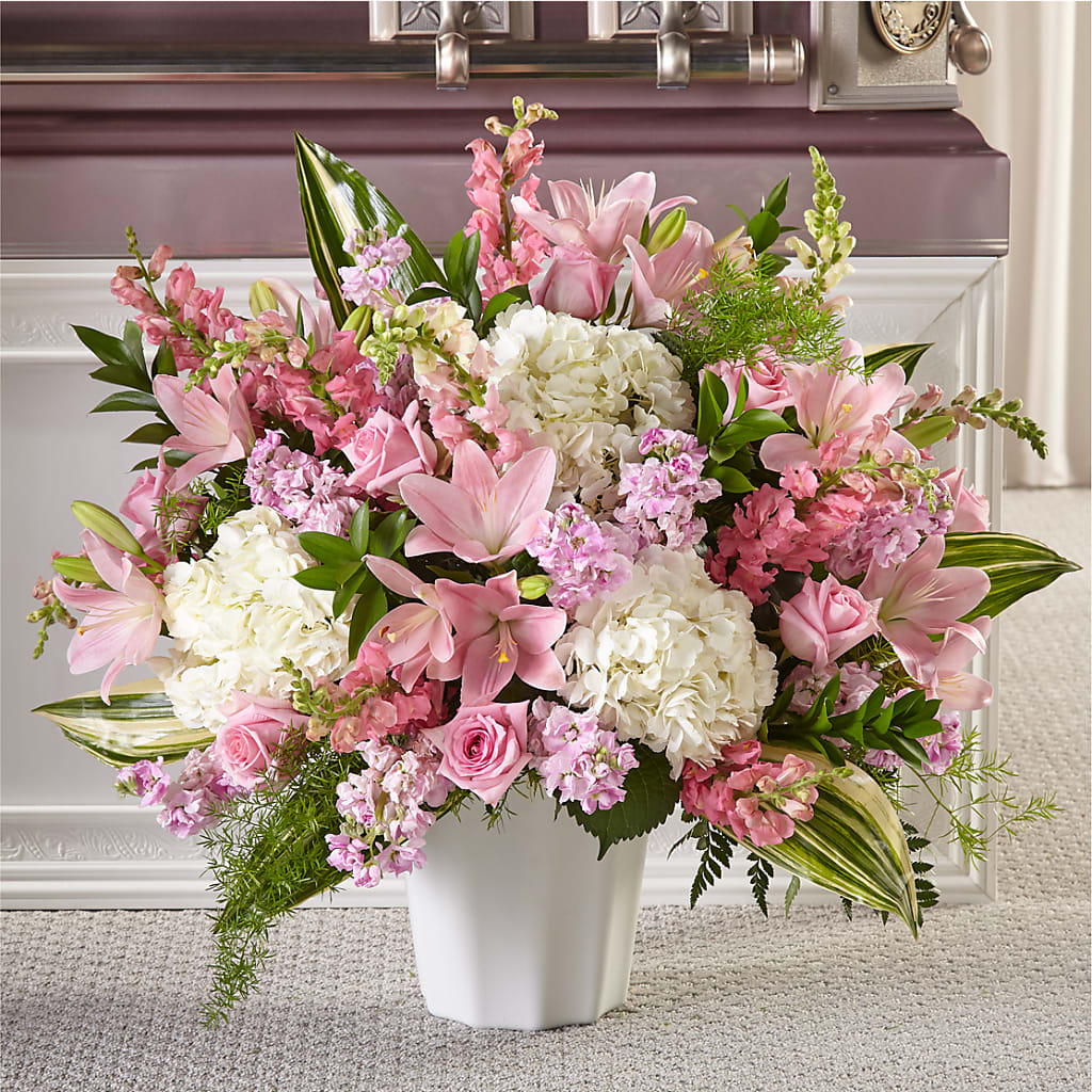 Simply Serene Floor Basket – Bella Fleur Sweets And Gifts Inc, Aurora IL