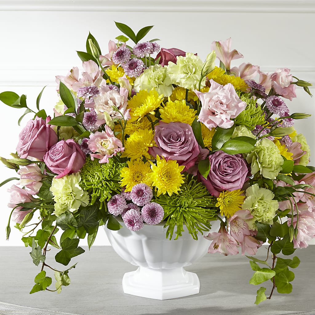 Healing Thoughts Arrangement – Bella Fleur Sweets And Gifts Inc, Aurora IL