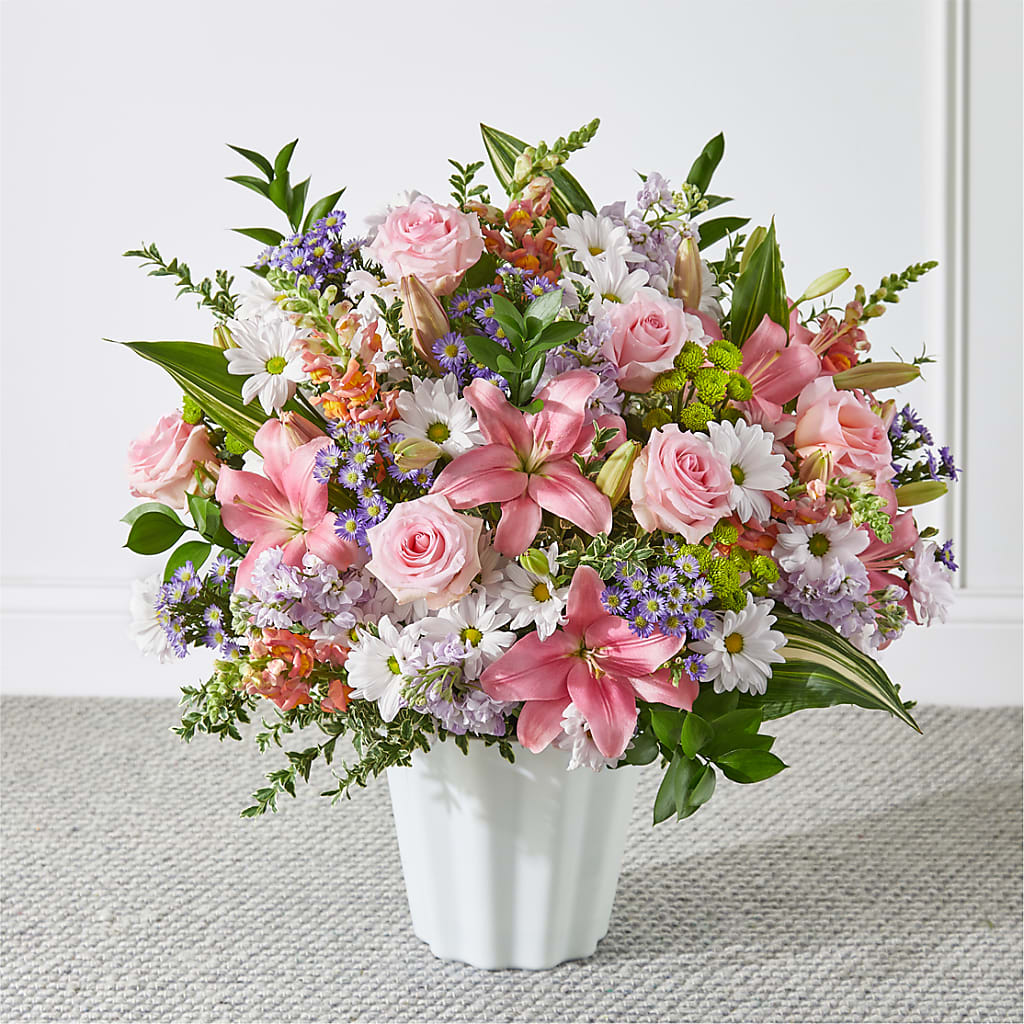 Abundant Compassion Floor Basket – Bella Fleur Sweets And Gifts Inc, Aurora IL