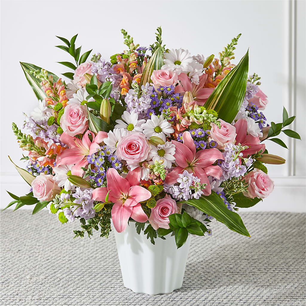 Abundant Compassion Floor Basket – Bella Fleur Sweets And Gifts Inc, Aurora IL