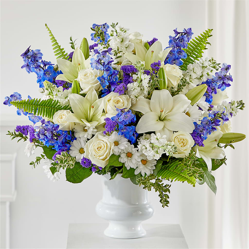 Expressions of Hope Urn Arrangement – Bella Fleur Sweets And Gifts Inc, Aurora IL
