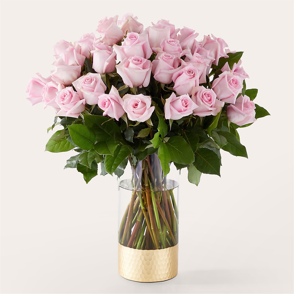 Picture Perfect Pink Rose Bouquet – Bella Fleur Sweets And Gifts Inc, Aurora IL