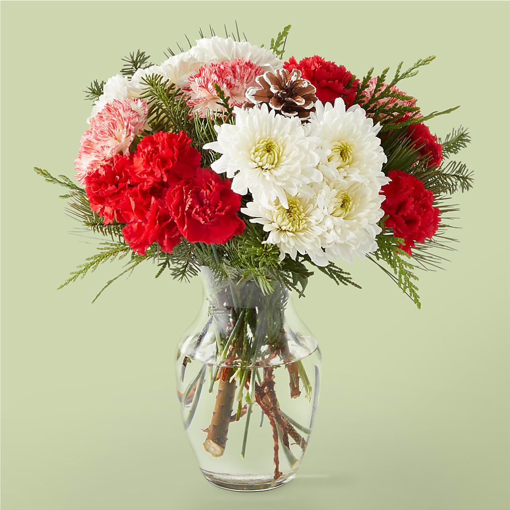 Candy Cane Lane Bouquet – Bella Fleur Sweets And Gifts Inc, Aurora IL