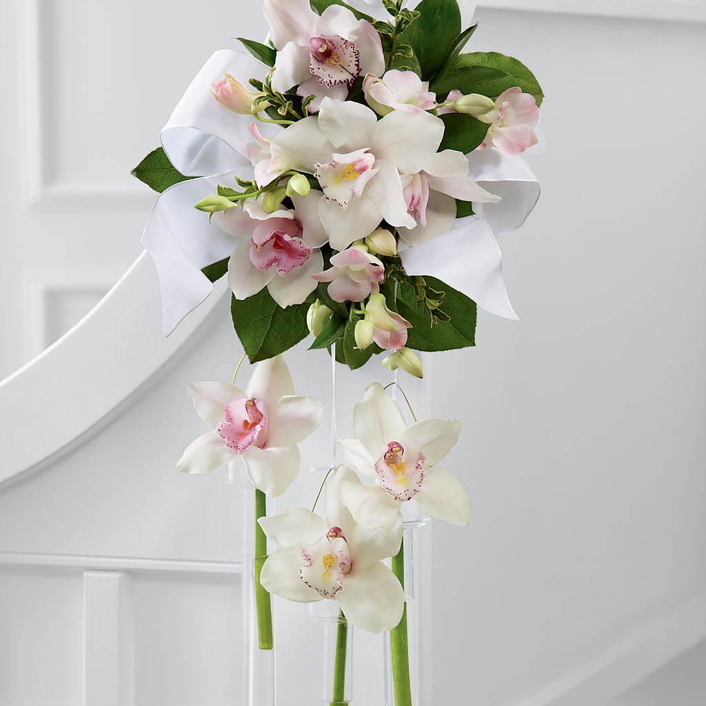 Perfect Entrance Pew Arrangement – Bella Fleur Sweets And Gifts Inc, Aurora IL