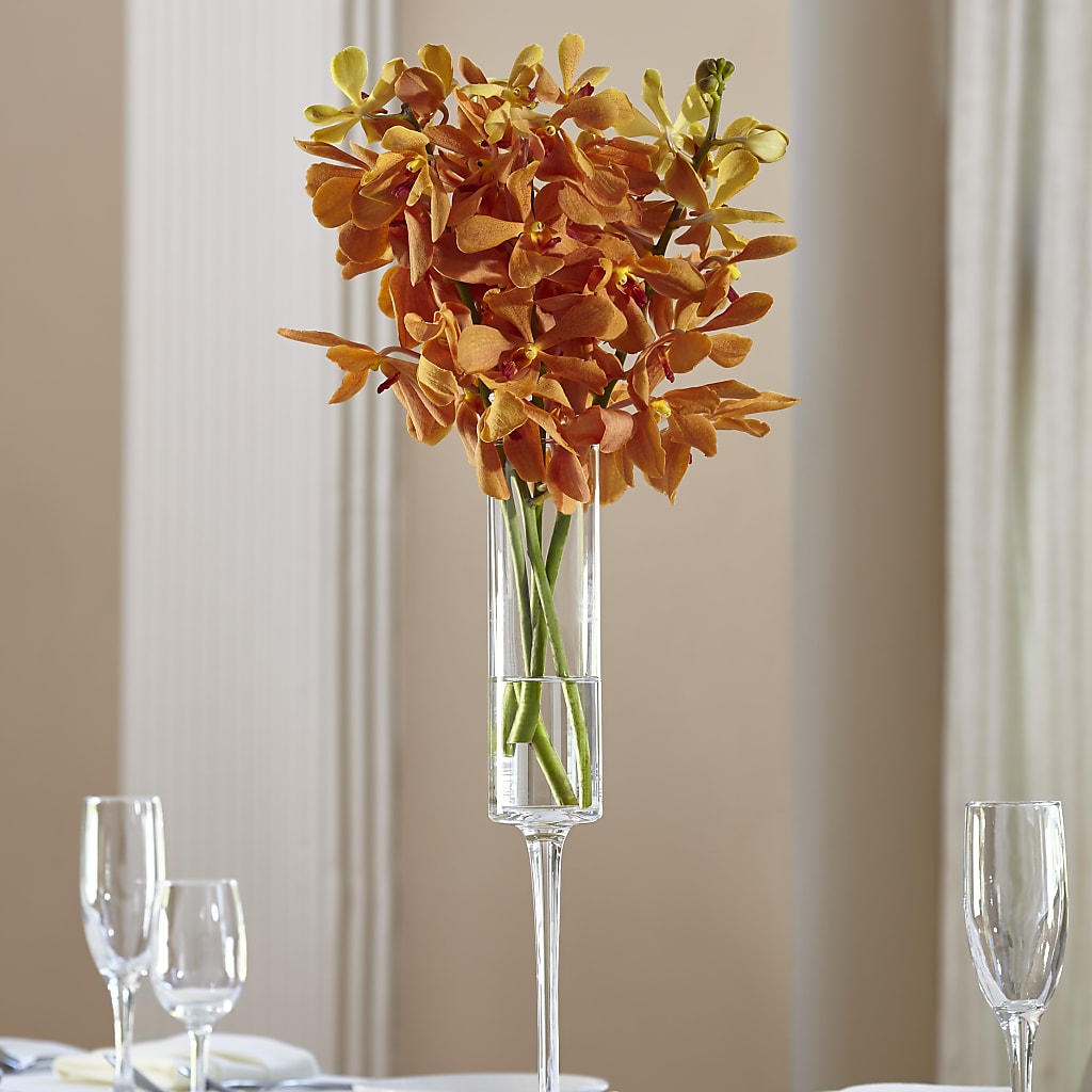 Orange Mokara Bouquet – Bella Fleur Sweets And Gifts Inc, Aurora IL