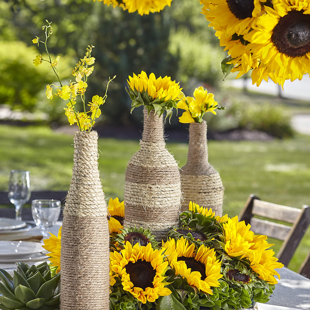 Sublime Garden Centerpiece – Bella Fleur Sweets And Gifts Inc, Aurora IL