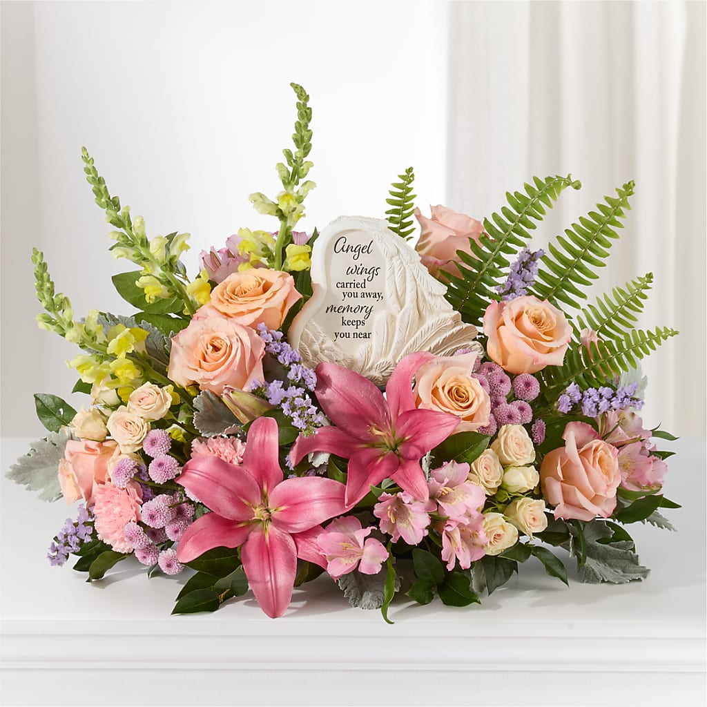 Gentle Light Arrangement –  Bella Fleur Sweets And Gifts Inc, Aurora IL