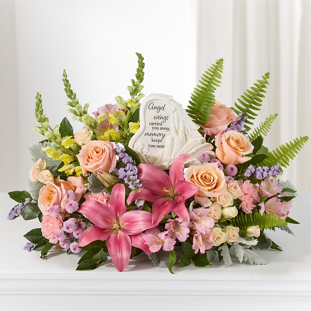 Gentle Light Arrangement –  Bella Fleur Sweets And Gifts Inc, Aurora IL