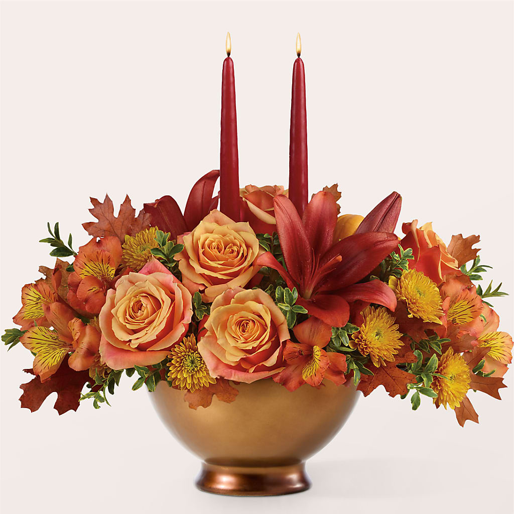 Harvest Table Centerpiece –  Bella Fleur Sweets And Gifts Inc, Aurora IL
