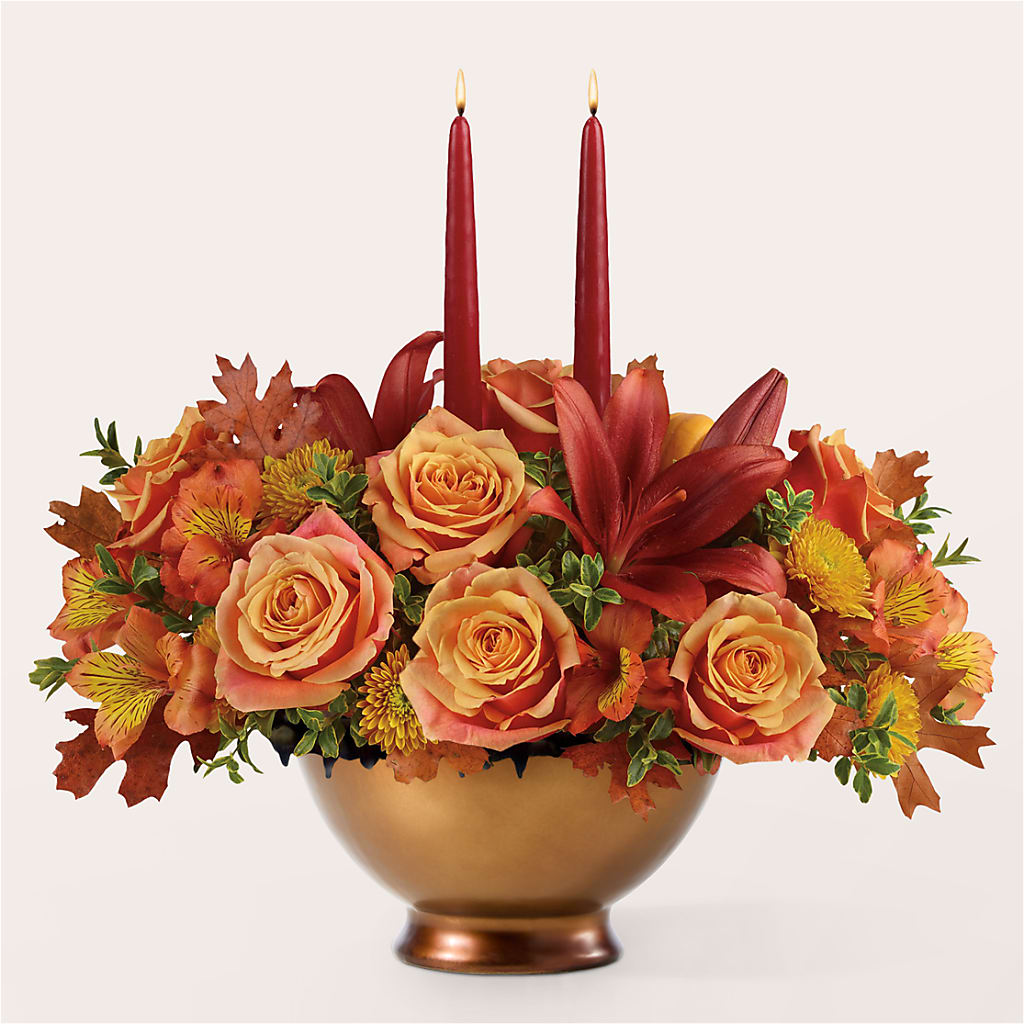 Harvest Table Centerpiece –  Bella Fleur Sweets And Gifts Inc, Aurora IL