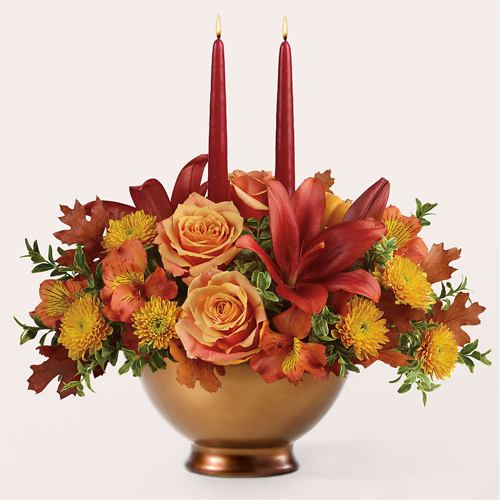 Harvest Table Centerpiece –  Bella Fleur Sweets And Gifts Inc, Aurora IL