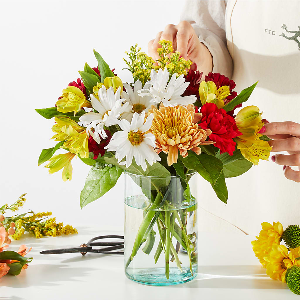 Fall Delight – A Florist Original –  Bella Fleur Sweets And Gifts Inc, Aurora IL