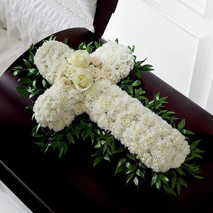 Peaceful Memories Casket Spray (Standard) –  Bella Fleur Sweets And Gifts Inc, Aurora IL