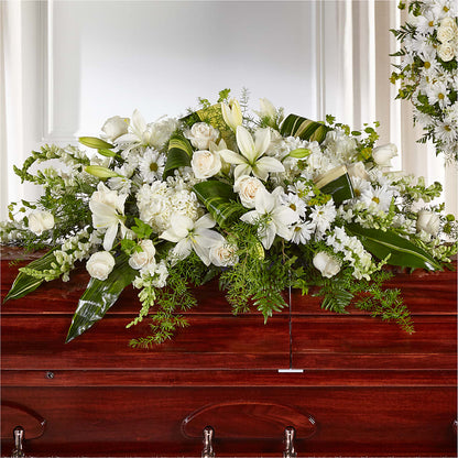 Abundance Casket Spray –  Bella Fleur Sweets And Gifts Inc, Aurora IL