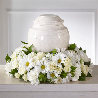 Ivory Gardens Cremation Adornment –  Bella Fleur Sweets And Gifts Inc, Aurora IL