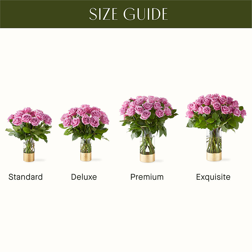 Secret Admirer Lavender Rose Bouquet –  Bella Fleur Sweets And Gifts Inc, Aurora IL
