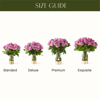Secret Admirer Lavender Rose Bouquet –  Bella Fleur Sweets And Gifts Inc, Aurora IL
