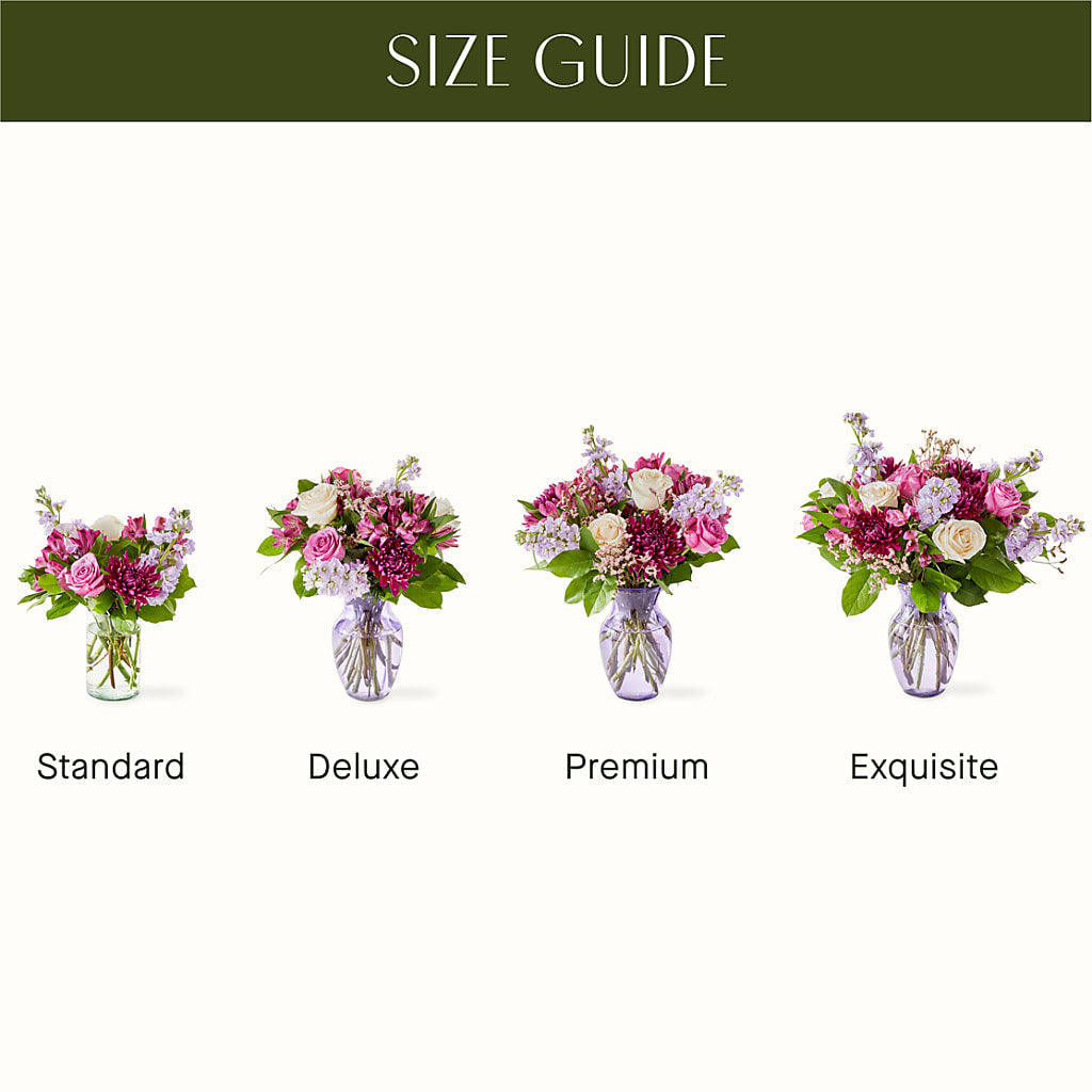 Amethyst Dreams Bouquet –  Bella Fleur Sweets And Gifts Inc, Aurora IL