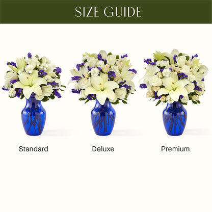 Sapphire Rush Bouquet –  Bella Fleur Sweets And Gifts Inc, Aurora IL