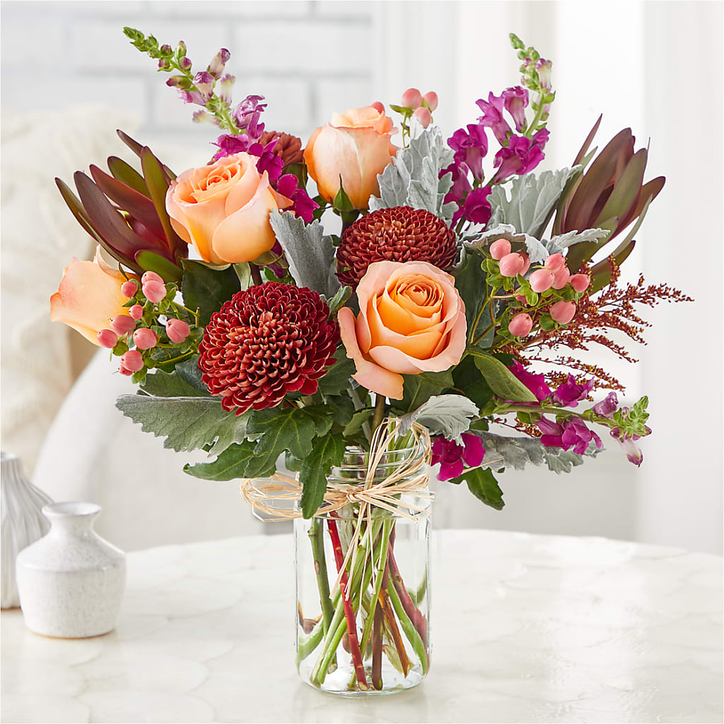 Moody Hues Bouquet –  Bella Fleur Sweets And Gifts Inc, Aurora IL