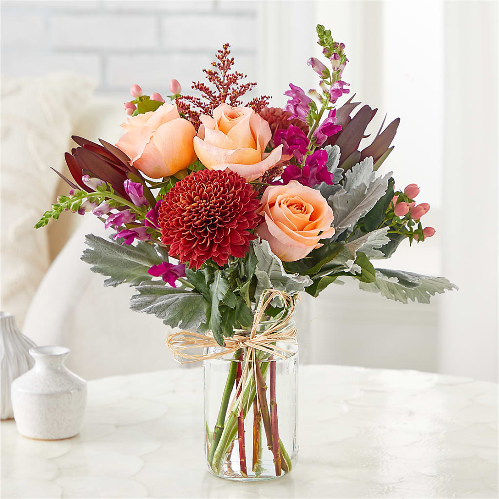 Moody Hues Bouquet –  Bella Fleur Sweets And Gifts Inc, Aurora IL