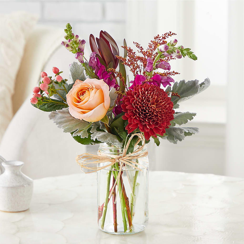Moody Hues Bouquet –  Bella Fleur Sweets And Gifts Inc, Aurora IL