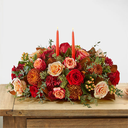 Gather Near Centerpiece –  Bella Fleur Sweets And Gifts Inc, Aurora IL