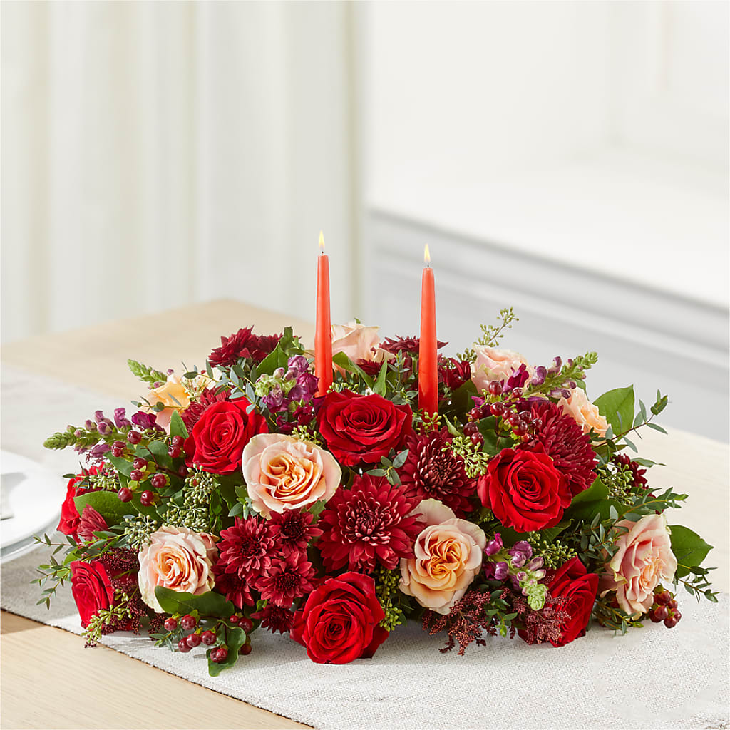 Most Thankful Centerpiece –  Bella Fleur Sweets And Gifts Inc, Aurora IL
