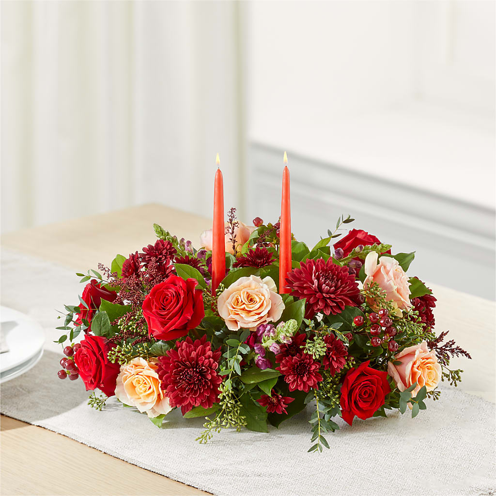 Most Thankful Centerpiece –  Bella Fleur Sweets And Gifts Inc, Aurora IL