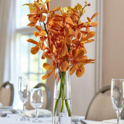 Orange Mokara Bud Vase –  Bella Fleur Sweets And Gifts Inc, Aurora IL
