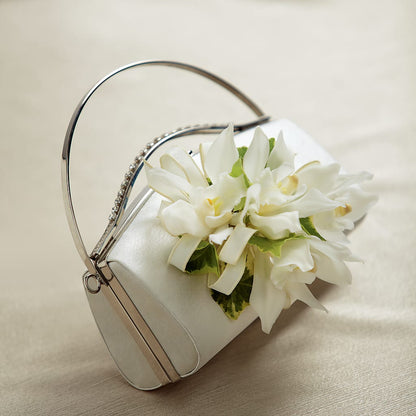 White Purse Decor –  Bella Fleur Sweets And Gifts Inc, Aurora IL