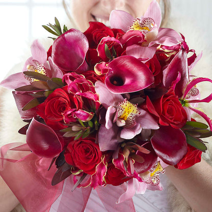 Heart of Hearts Bouquet –  Bella Fleur Sweets And Gifts Inc, Aurora IL